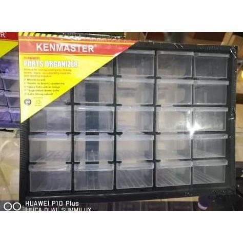 Rak Komponen 25 Slot Kotak Spare Part Rak Susun