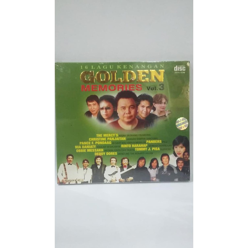 CD ORIGINAL VARIOUS ARTISTS - 16 LAGU KENANGAN GOLDEN MEMORIES VOL. 3
