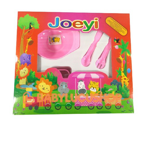 Feeding Set Joeyi KECIL | Tempat MAKAN Joeyi KECIL |Kado Bayi