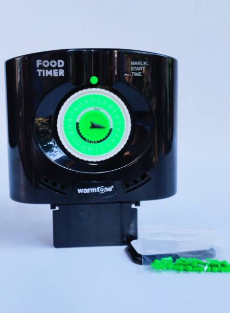 Food timer Auto Feeder WT 180A alat pemberi makan ikan Aquarium otomatis warm tone