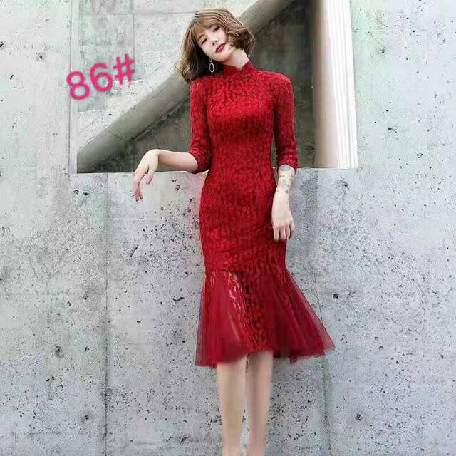 DRESS BROKAT RENDA PREMIUM IMPORT 86#