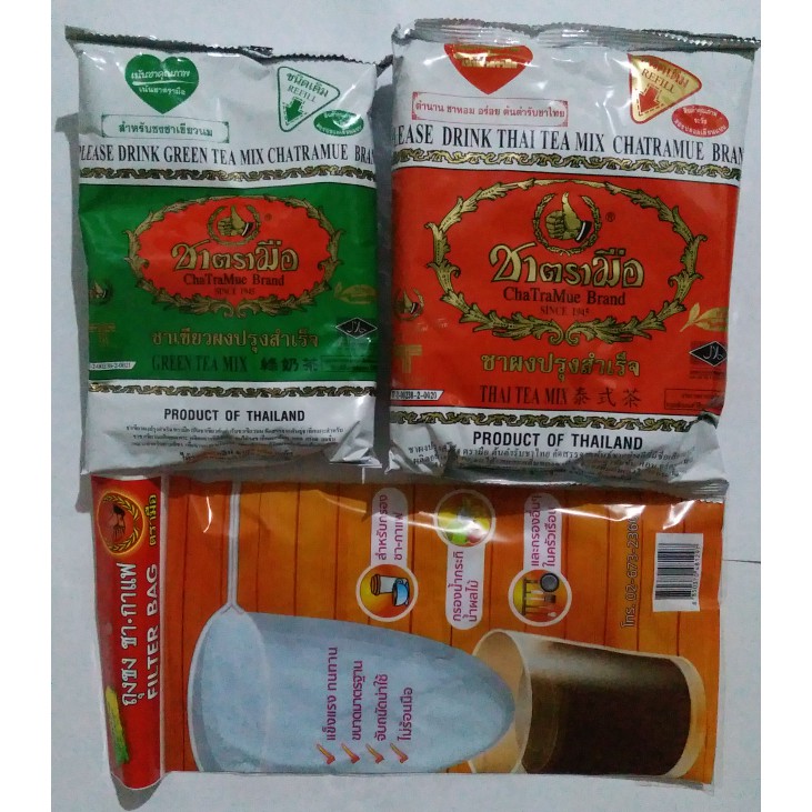 

PAKET THAI TEA 400 GR GREEN TEA 200 GR SARINGAN - tth207