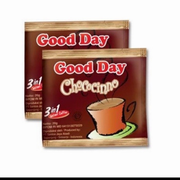 Jual Kopi Good Day Chococinno Renceng 10 sachet x 20 gram/Good Day