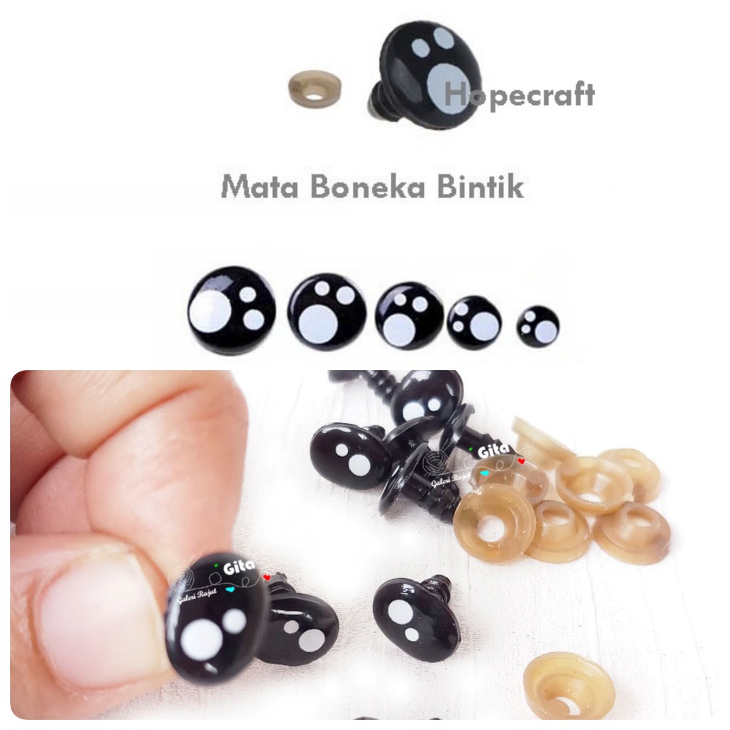 Mata Boneka Bintik / Safety Eyes