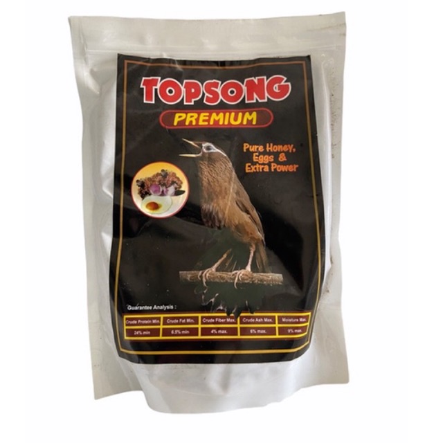 PAKAN VOER BURUNG TOPSONG PREMIUM KEMASAN 1KG