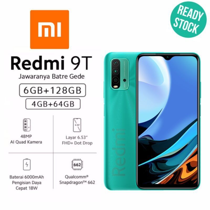 REDMI 9T RAM 6/128 BNIB NO REPACK