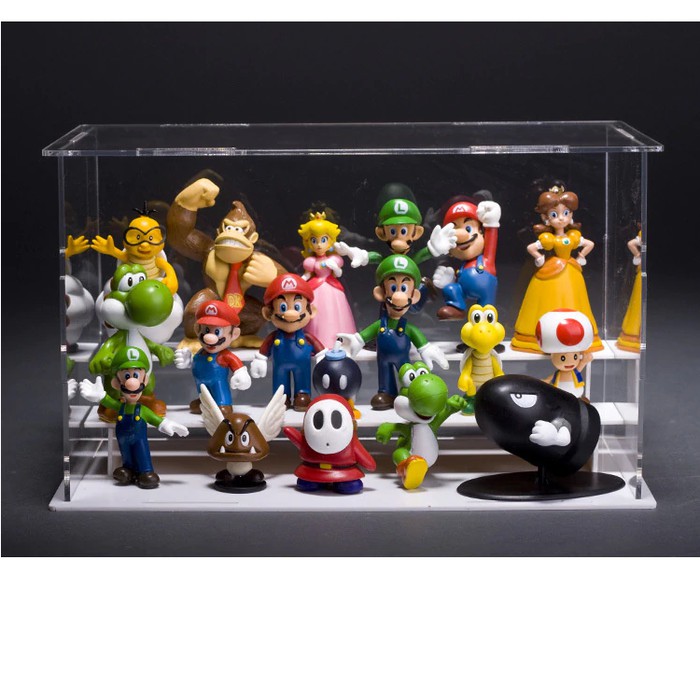 [SET 18] ACTION FIGURE MARIO BROS  MAINAN FIGURE MAINAN MARIO FIGURE MARIO