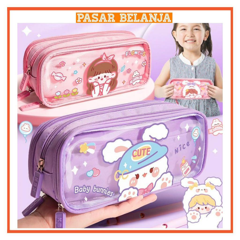 

P022 Kotak Pensil Motif cartoon / Tempat Pensil Sekolah