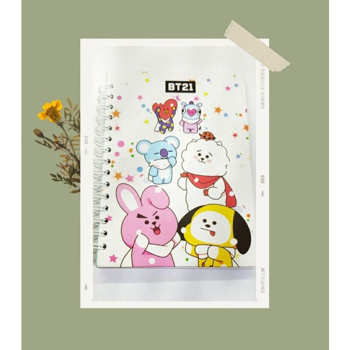 BUKU DIARY BT21 / BUKU DIARY