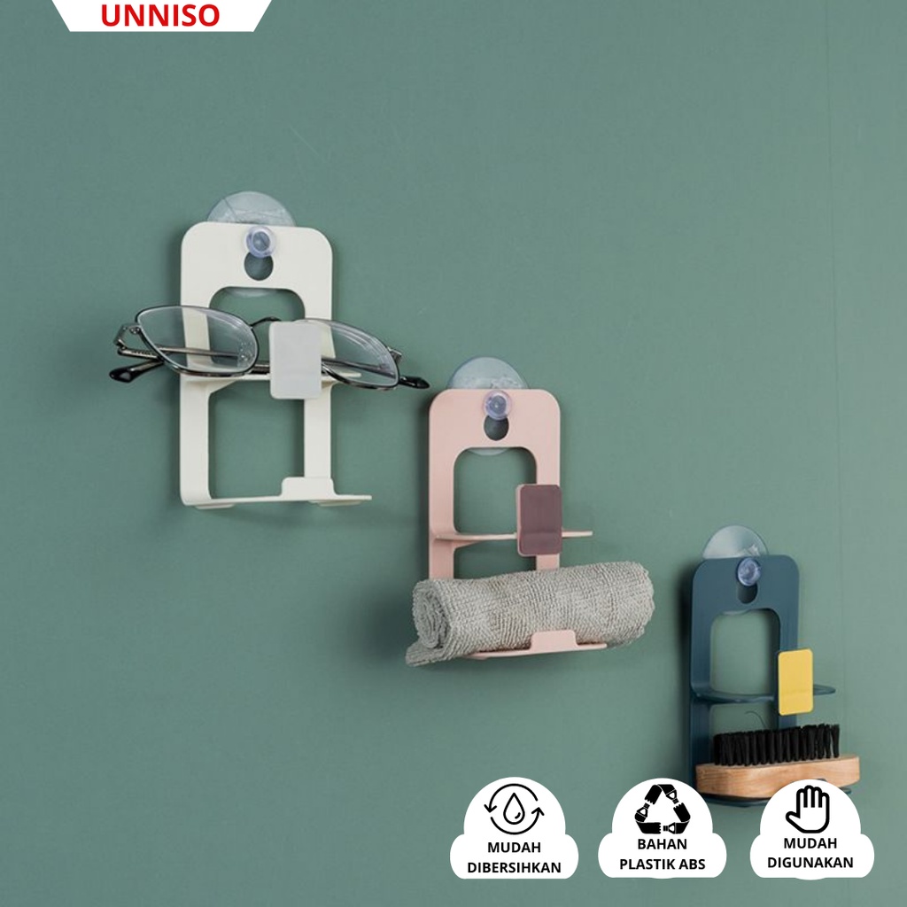 UNNISO - Rak Gantung Zink Spons Cuci Piring RG1