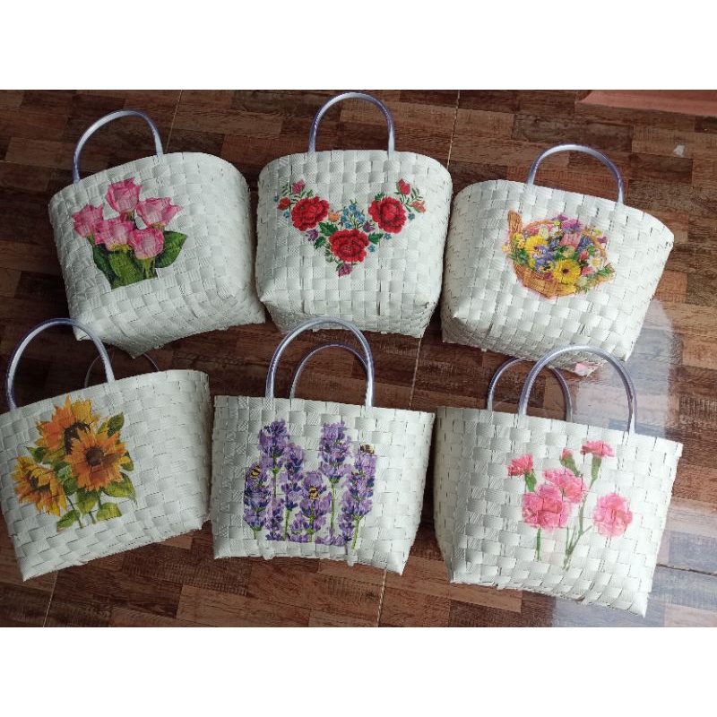 tas anyam deco mini, tas cantik, tas wanita, tas souvenir, tas hampers