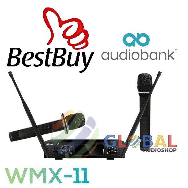 Audiobank Microphone / Mic Wireless WMX-11 / WMX11