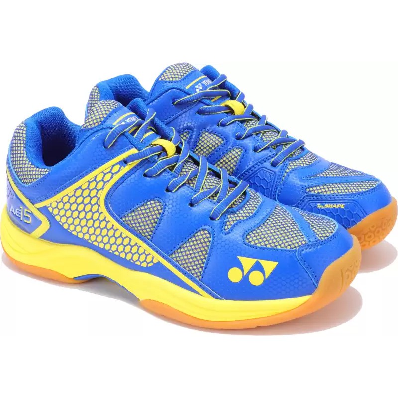 SEPATU BADMINTON BULUTANGKIS YONEX AE 15 - BLUE YELLOW (100%ORIGINAL)