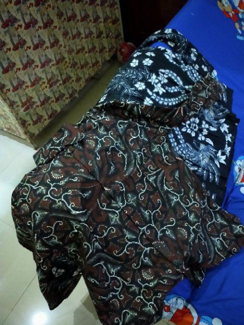 Kemeja Batik Motif Laba Laba