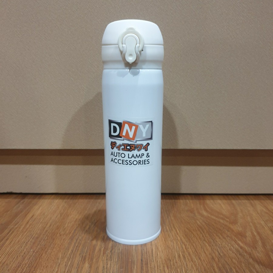 Vacuum Flask Botol Termos Air Kecil Warna Putih 500 Ml