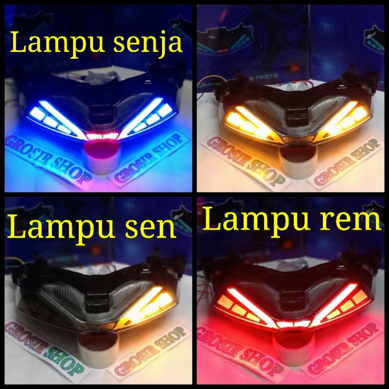 Wuming Stop Lamp Led Nmax new 2020-2023 / Lampu stop Led + Sein Nmax new / Lampu Stop Belakang led A