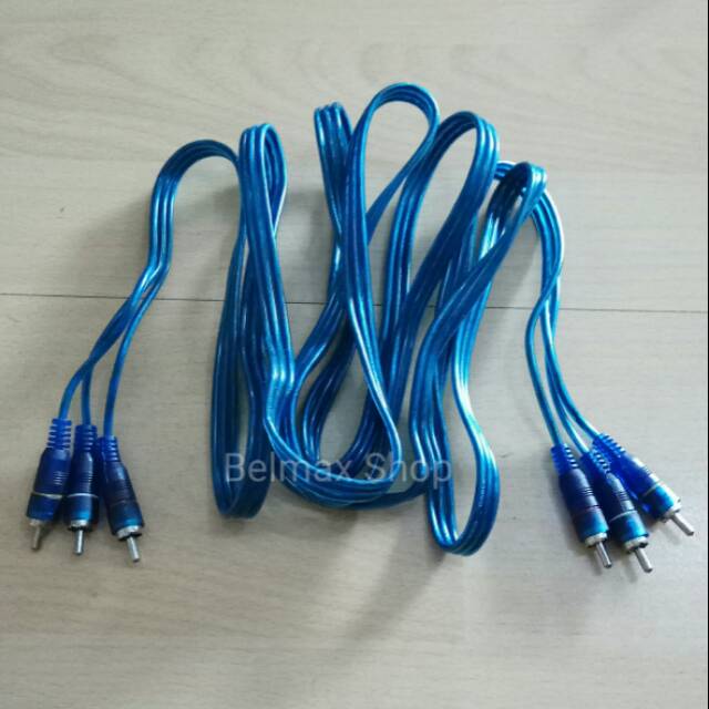 Kabel RCA 3x3 / Kabel TV ke DVD /Kabel RCA Isi 3 /Kabel DVD Ke TV/Kabel Sambungan RCA