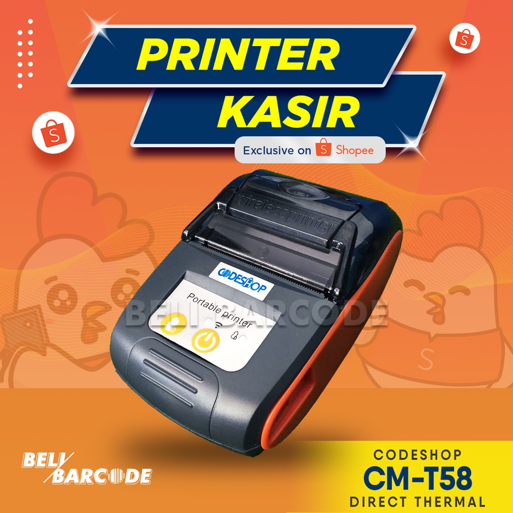 Printer Bluetooth Codeshop CM-T58 Usb Bluetooth