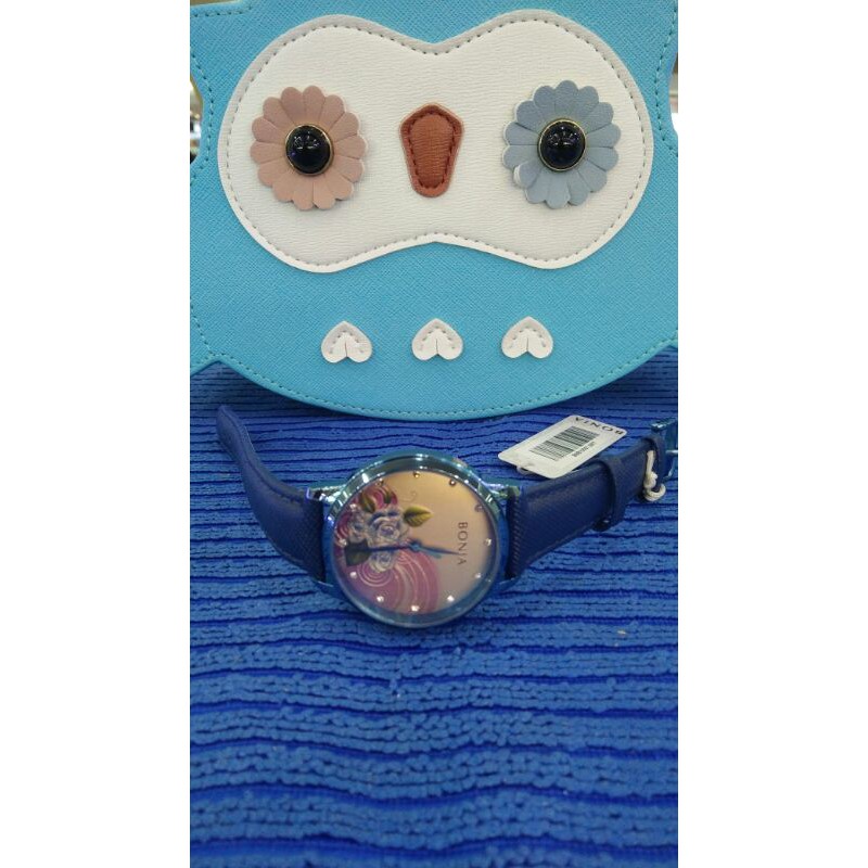 Jam Tangan Bonia Ladies biru navy BNB10507-2877