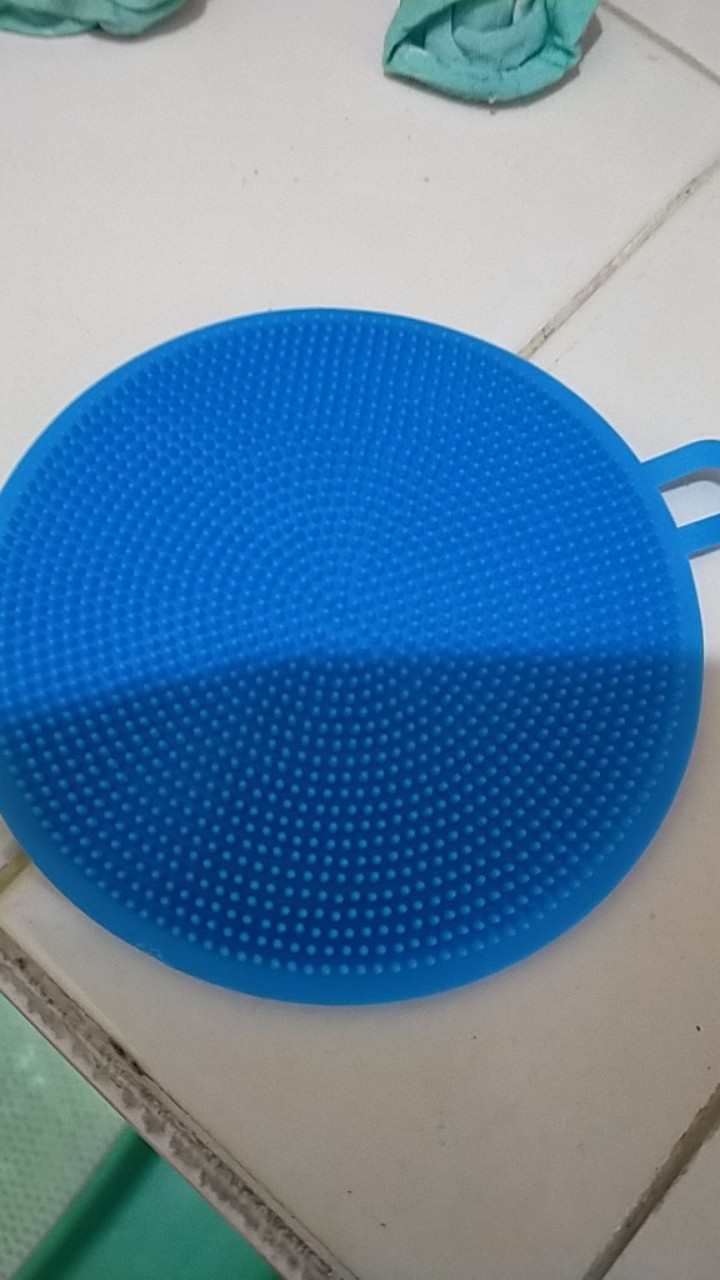 Spons Silikon Cuci Piring Multicolor Anti Bakteri Spon Serbaguna Cleaning Brush