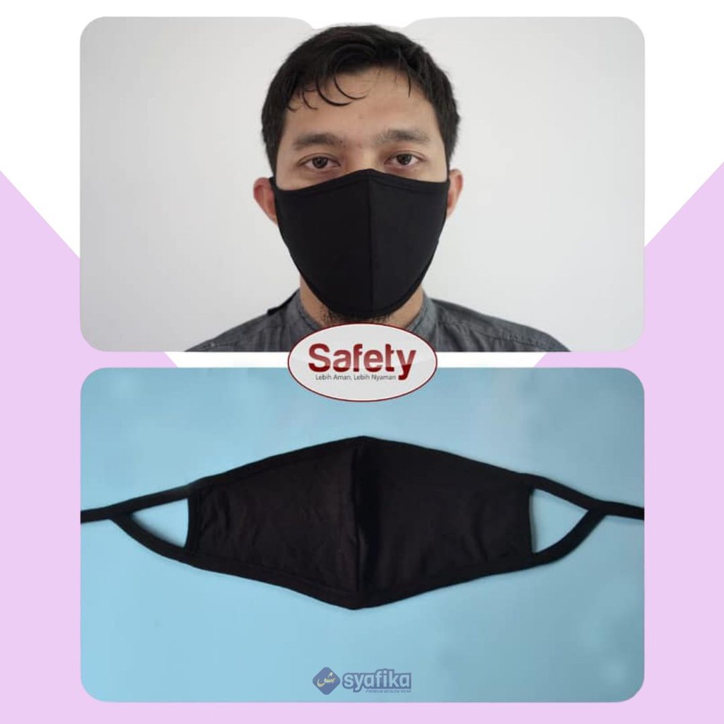 Masker Kain Earloop dan Masker Kain Tali Sambung