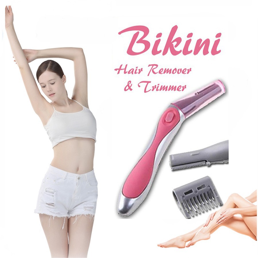 Alat Pencukur Rambut Bulu Ketiak Alis Area Kemaluan Wanita Pe Bikini Hair Remover And Trimmer