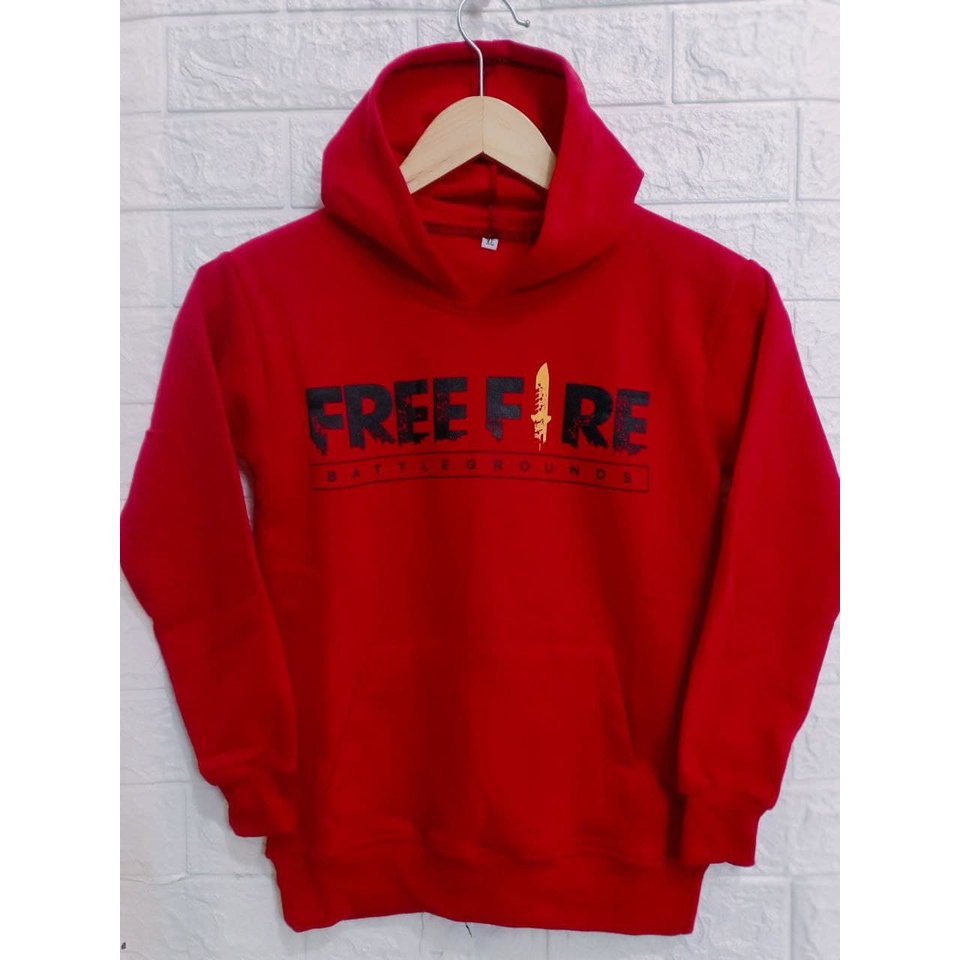 Jaket / Hoodie / Sweater Anak Free Fire Bahan Fleece Cotton Tebal Kualitas Premium 7-8 TAHUN-4