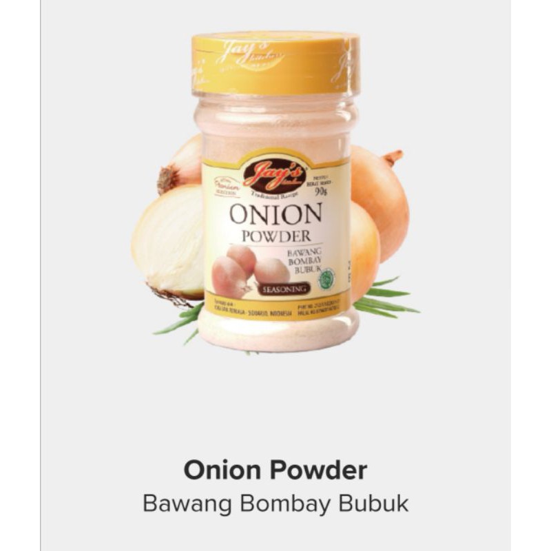 

Jays Onion Powder kemasan 190gram