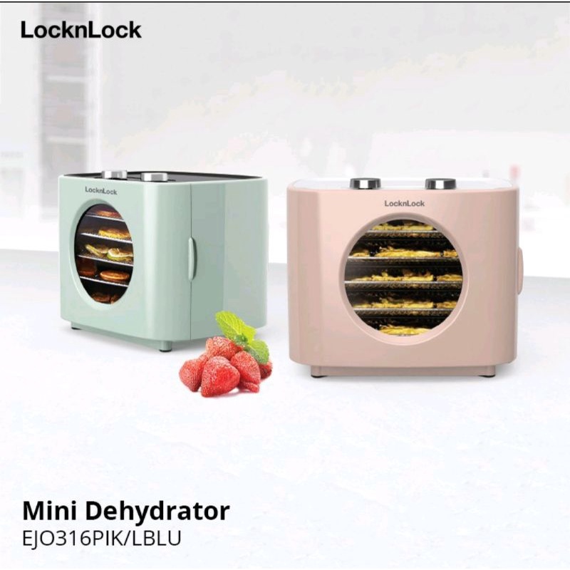 Lock n Lock Food Dehydrator 8L(Mesin Pengering Lock n Lock) Pink