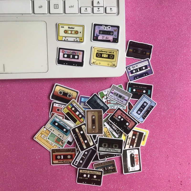 

(41pcs) STICKER TAPE TUMBLR WATERPROOF TAHAN AIR