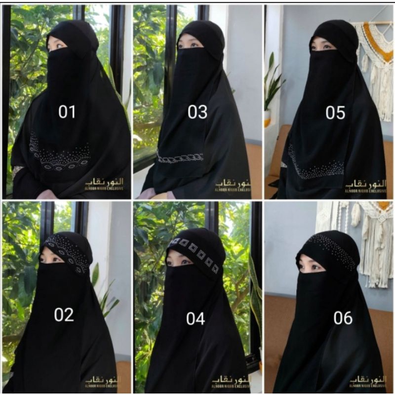 milaya payet BLINK CODE cadar poni by alnoor niqob Temboro niqob cantik niqob poni Indonesia