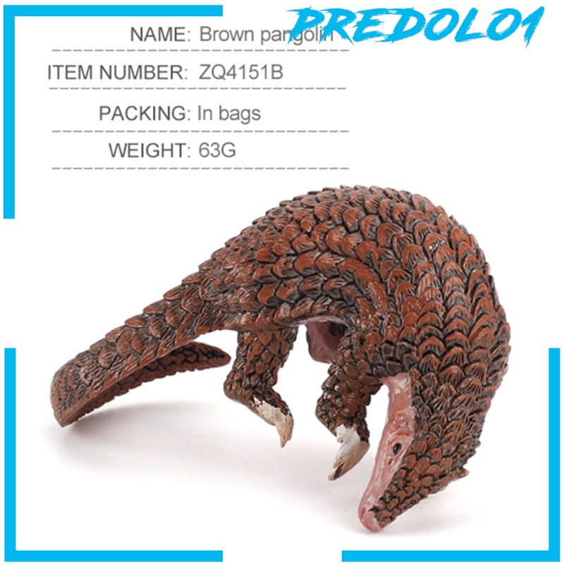 (Predolo1) Mainan Action Figure Pangolin Untuk Hadiah Anak 3 Tahun