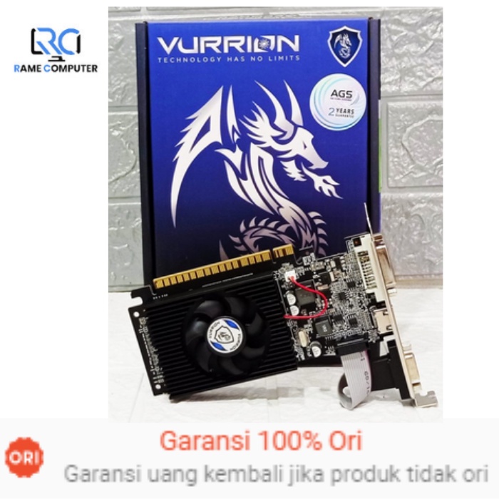 VGA CARD NVIDIA GT710 2GB DDR3 MEMORI GRAFIK GT 710 64BIT