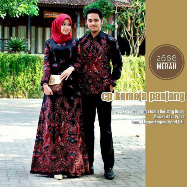 Maura Couple - Sania Ruffle Batik Couple Ori Ndoro Jowi Dnt Garansi Termurah Shopee Batik Couple