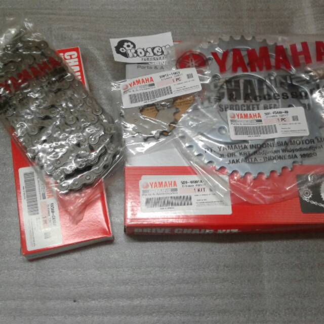 Gear set vega zr original yamaha 5D9W001A40 Shopee Indonesia