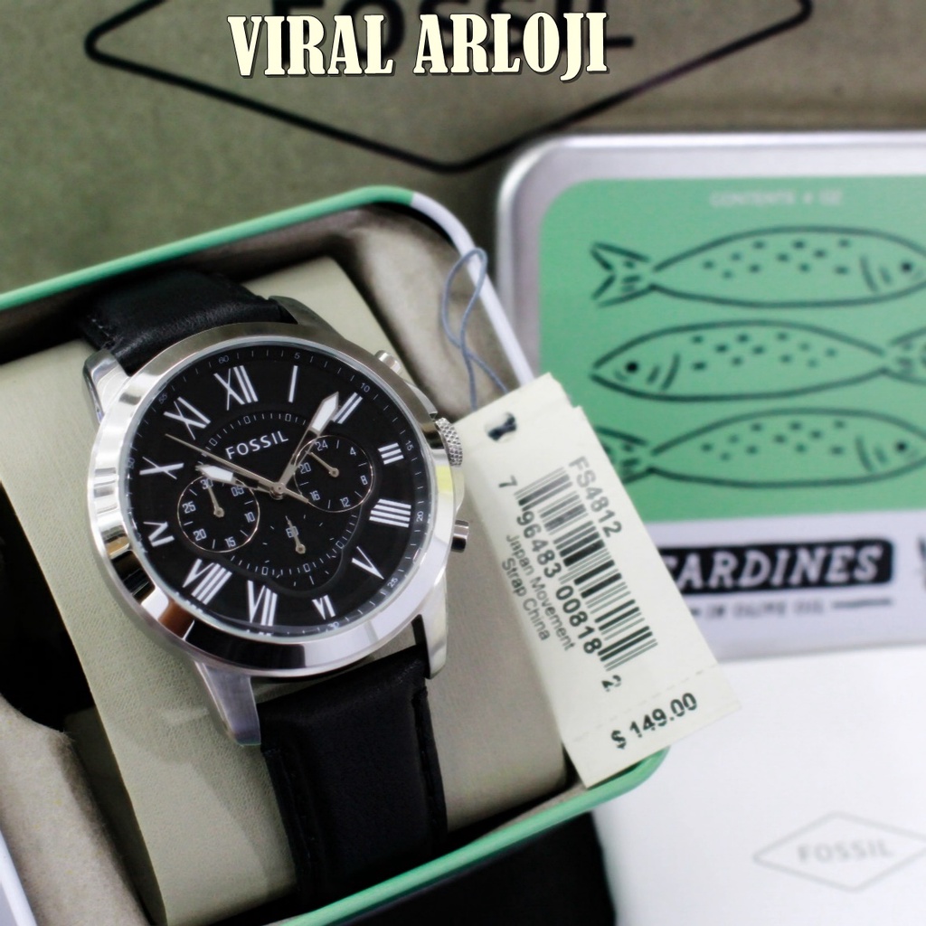 JAM TANGAN PRIA FOSSIL FS 4812 ORIGINAL