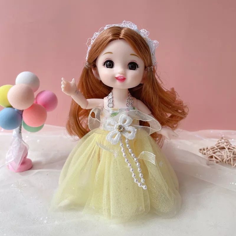 New Boneka BJD Tertawa Cantik Full Aksesoris Mewah Rambut Super Panjang