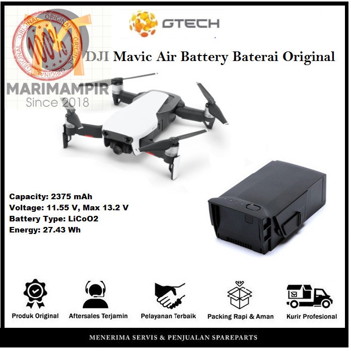 Marimampir DJI Mavic Air Battery Baterai Original