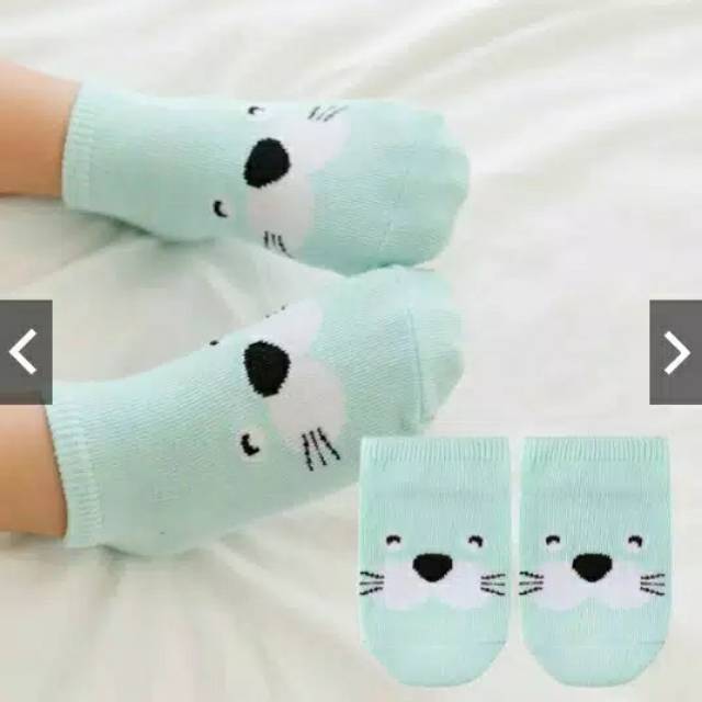 KAOS KAKI BAYI KOREA , KAOS KAKI ANTI SLIP BAYI 3D , KAOS KAKI GAMBAR ANIMAL LUCU