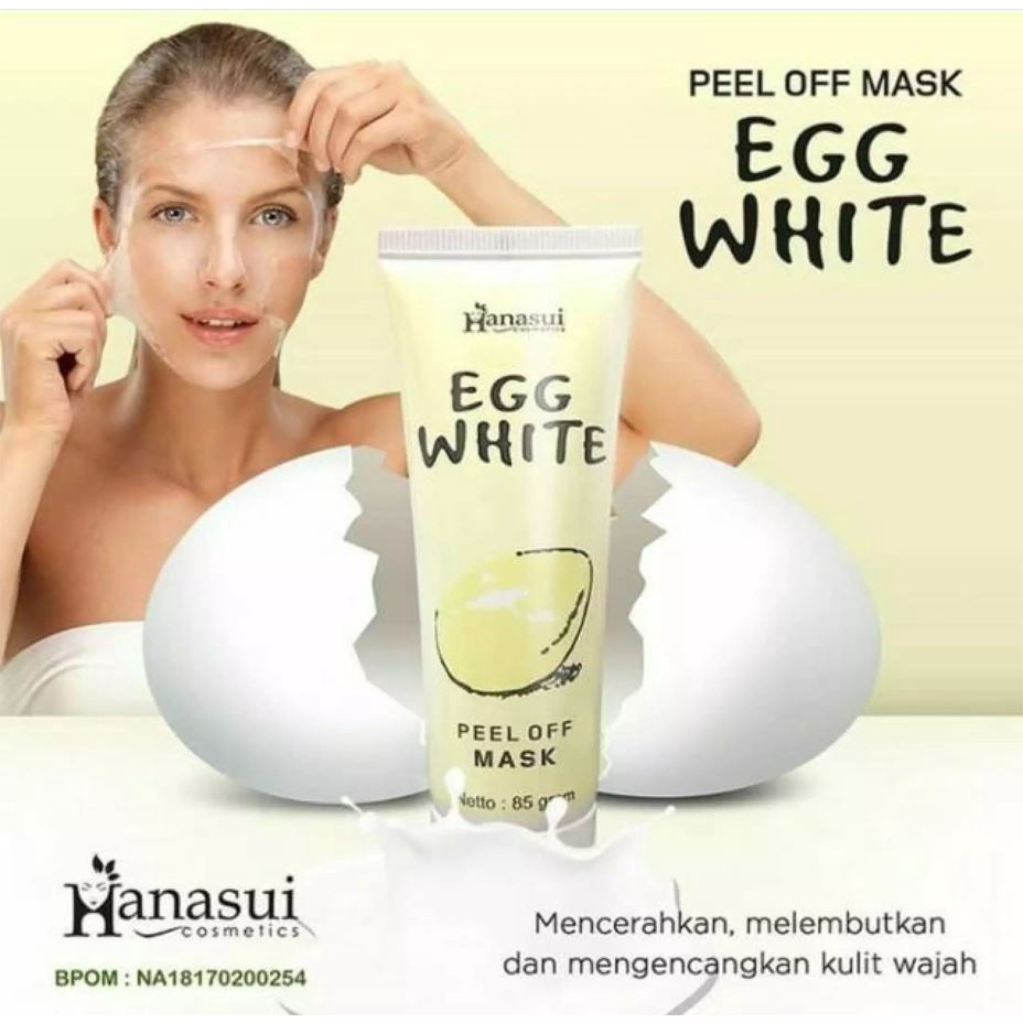 Hanasui Egg White Peel Of Mask 80gr