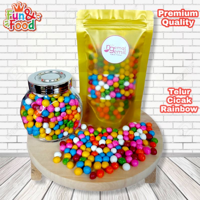 

Permen jadul Telur Cicak Warna Warni Permen Mini Rainbow Kualitas Premium