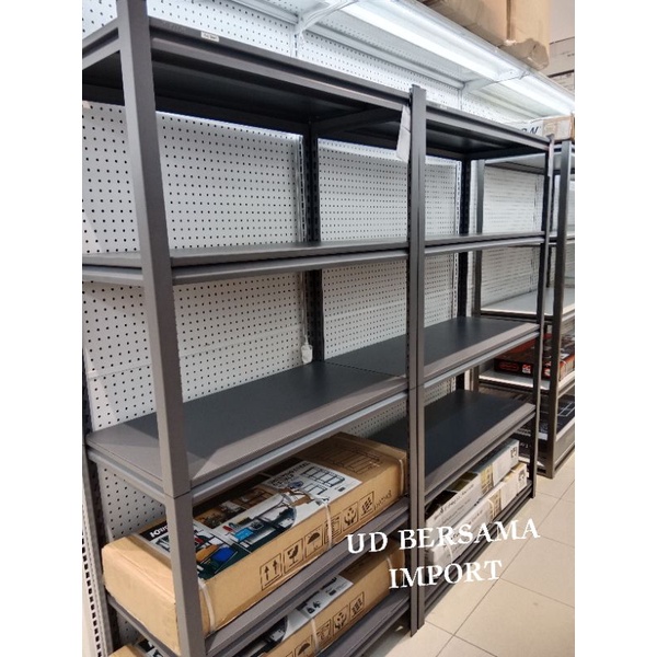 KRISBOW Rak Besi 5 Tingkat 90x45x183Cm Shelving Steel