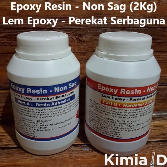 

[[COD]] Epoxy Resin Non Sag - 2 Kg - Lem Epoxy Resin - Lem Material CUCI GUDANG Kode 776