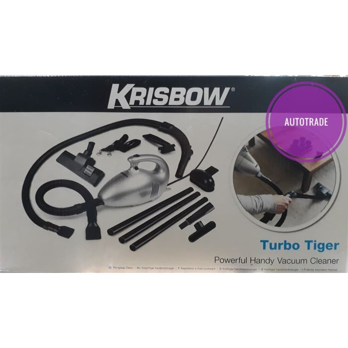 KRISBOW VACUUM CLEANER SILVER / PENGHISAP DEBU 600 WATT