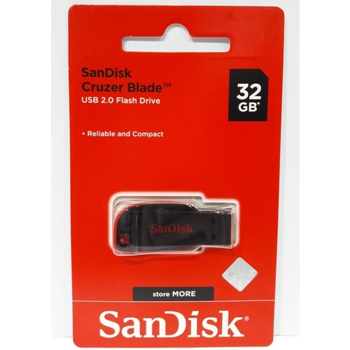 USB Flashdisk SANDISK BLADE 32gb / FLASH DISK 32 GB USB 2.0 ORIGINAL