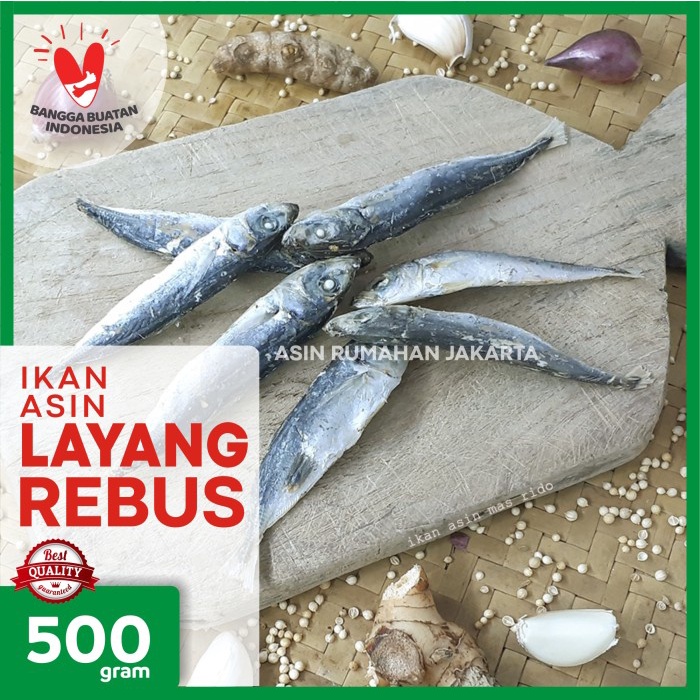 

PROMO Ikan Asin Layang Rebus 500 Gram / Ikan Layang Rebus Asin / Ikan