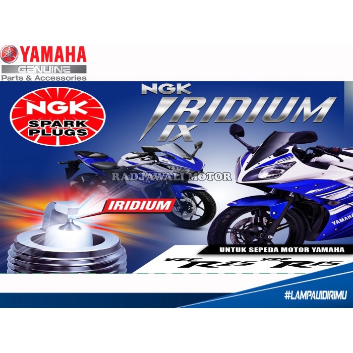 BUSI NGK IRRIDIUM R25 / MT25 / R15 ASLI YAMAHA