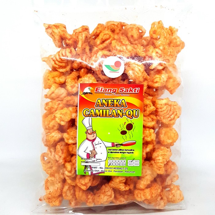 

ELANG SAKTI ANEKA CAMILAN-QU KEONG BALADO 175gr | PEDAS MANIS KRIPIK
