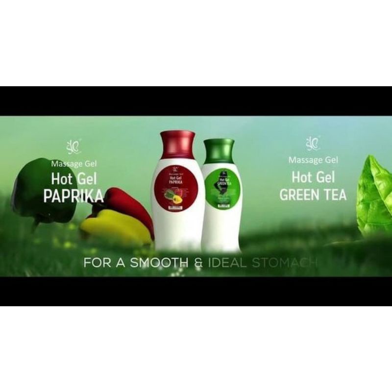 MASSAGE GEL HOT GEL PAPRIKA GREEN TEA BY SYB BPOM - GEL PENGECIL PERUT DAN TUBUH