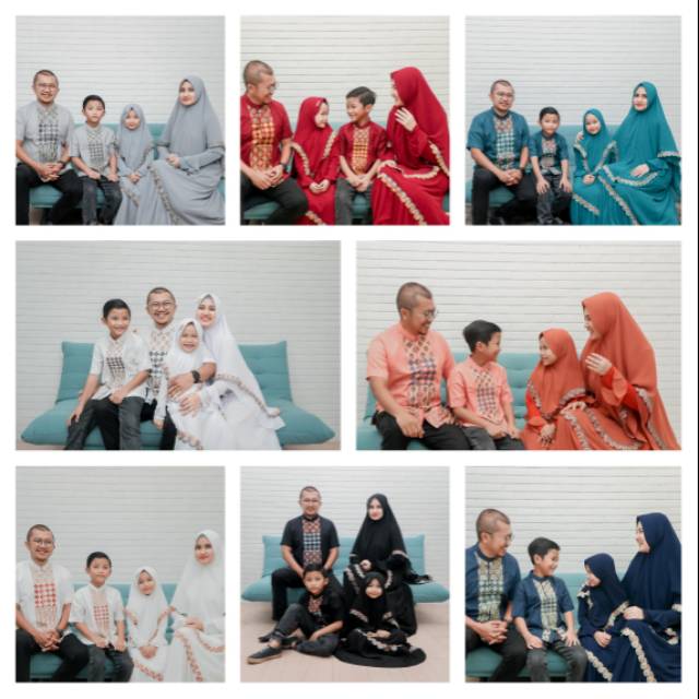BEST SELLER FAMSET RAYA SERIES ORIGINAL BY ALTHAFF VS NURIDA SET SYAR'I/COUPLE KELUARGA BERKUALITAS